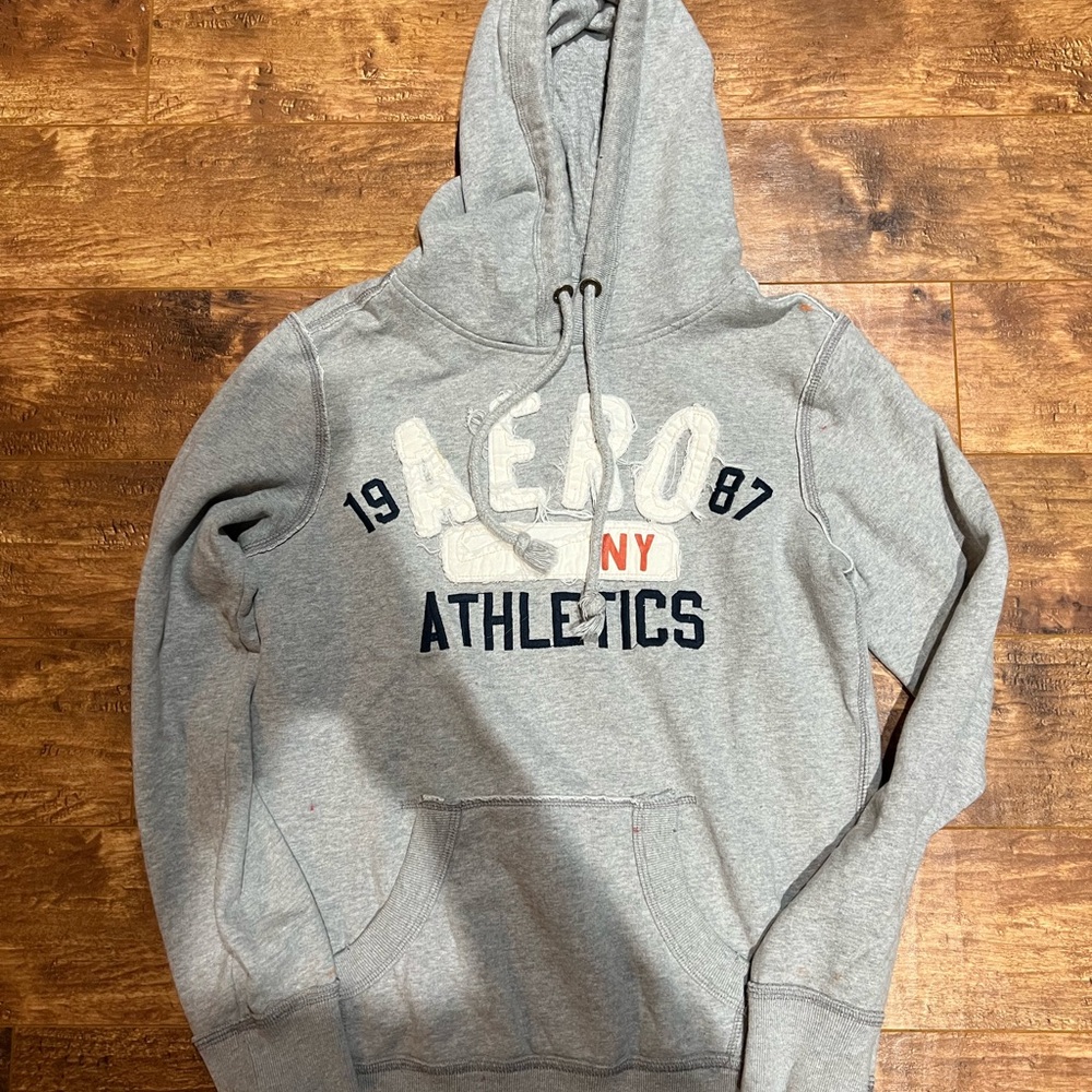 Aeropostale Gray Athletic Hoodie